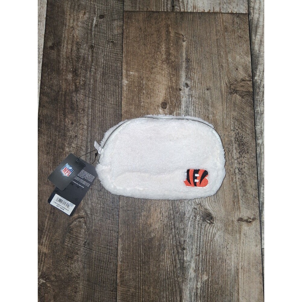 NEW! Logobrands NFL Cincinnati Bengals Sherpa Belt Bag